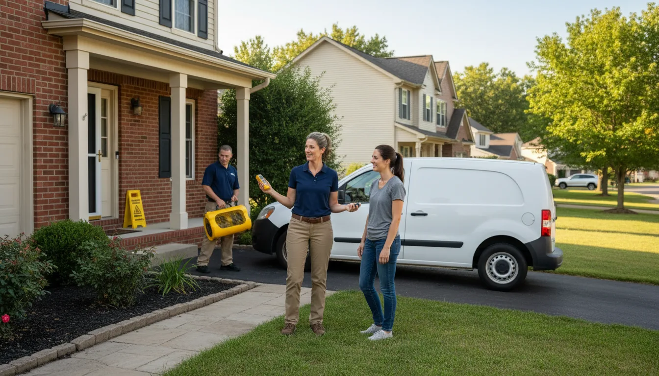 Water restoration image for Home Water Damage Repair in Abrams, WI